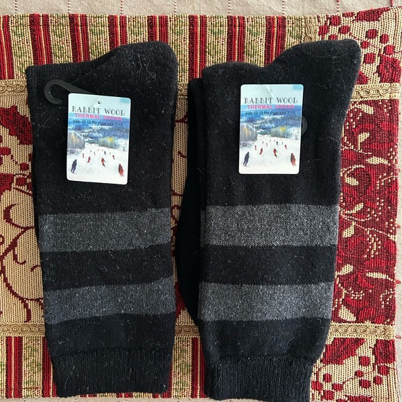 Mens rabbit wool thermal socks - Picture 1 of 5